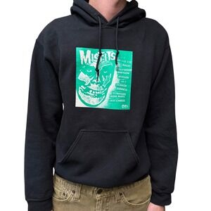 Obey Misfits Hoodie‎ Black Mens Size S